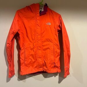 The North Face Kids Vibrant Orange Raincoat